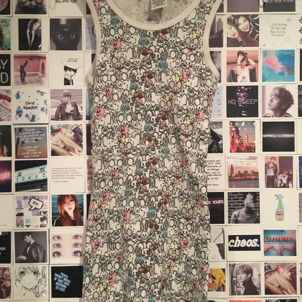 Colorful cartoon tank top